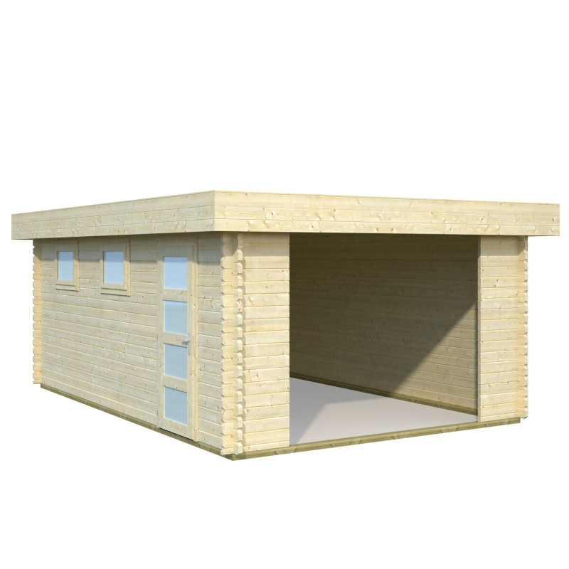 Garaje Rasmus 19,0 m² · Garaje Madera · Tienda Modulexter