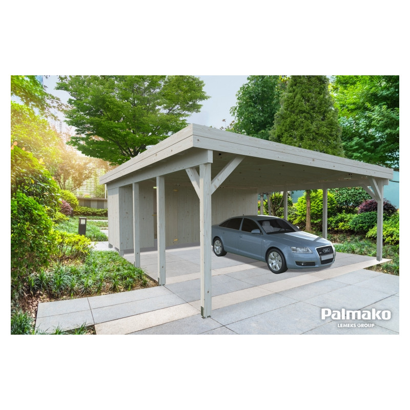 Carport Karl 40,6 m² · Carport Jardín Madera · Tiendamodulexter