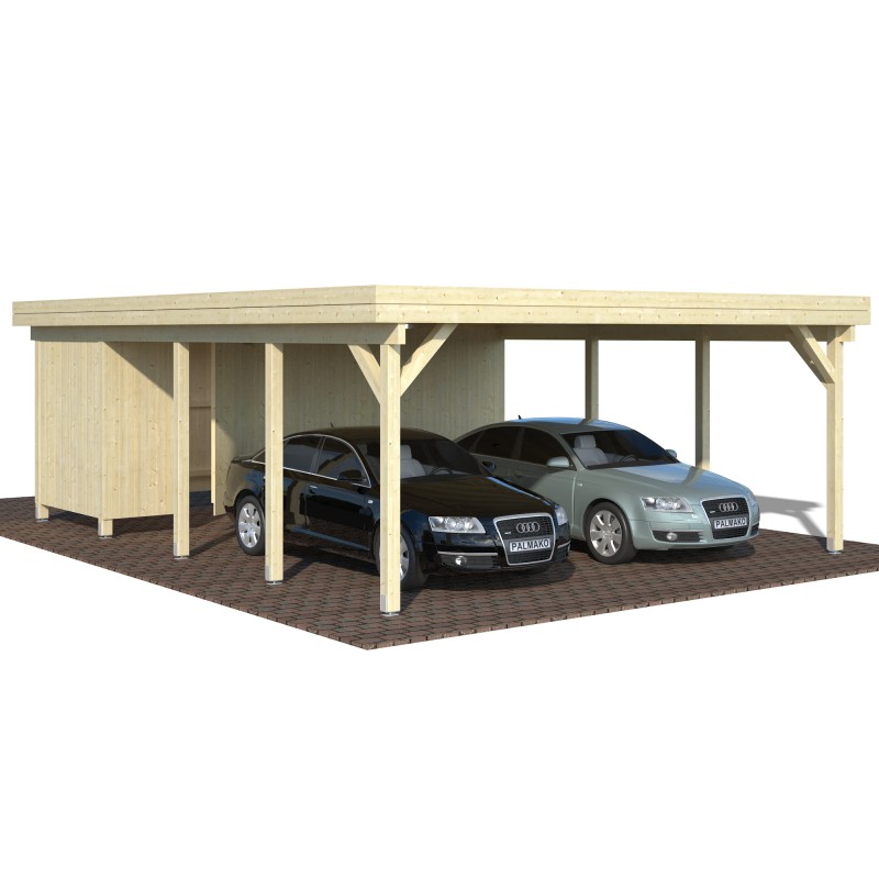 Carport Karl 40,6 m² · Carport Jardín Madera · Tiendamodulexter