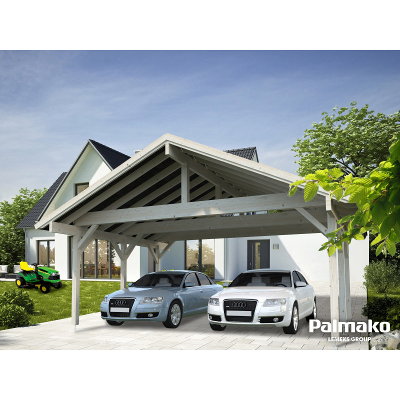 Carport Robert 20,6 m² · Carport Jardín Madera · Tienda Modulexter