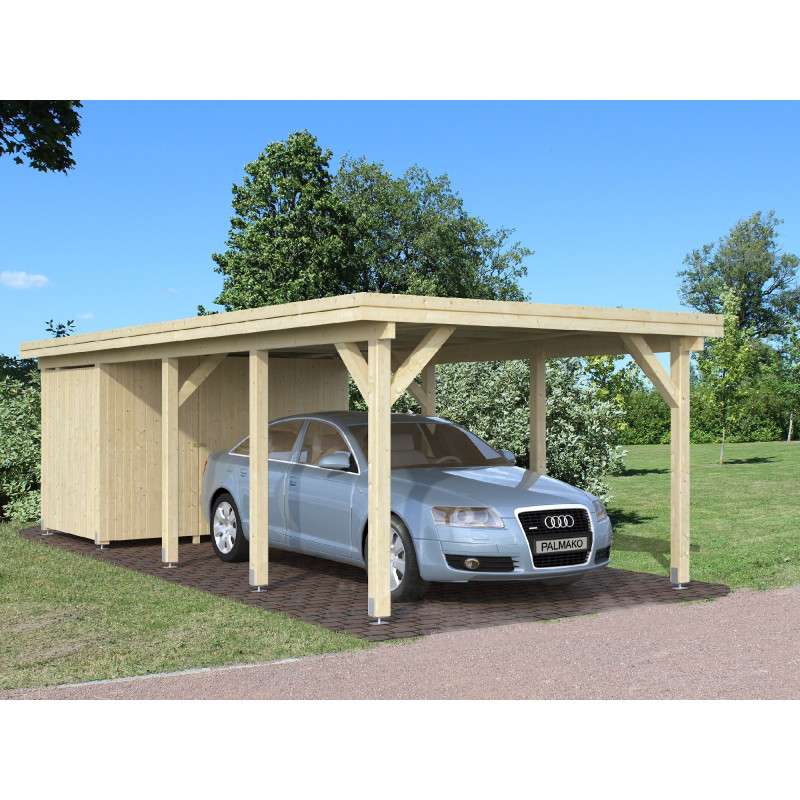 Carport Karl 23,1 m² · Carport Jardín Madera · Tienda Modulexter