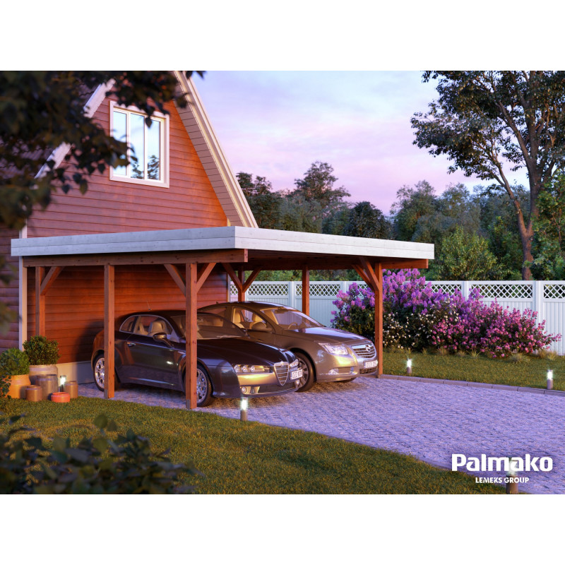 Carport Karl 20,6 m² · Carport Jardín Madera · Tienda Modulexter