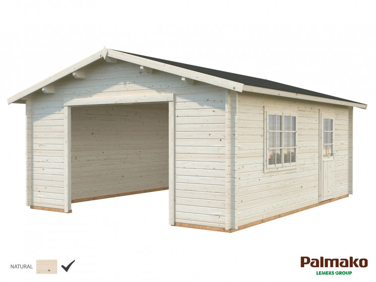 Garaje Roger 23,9 m² · Garaje Madera · Tienda Modulexter