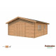 Garaje Roger 27,7 m² con puerta cochera de madera