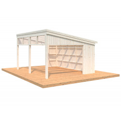 Pabellón de Madera Nova 17,8m² (Kit)