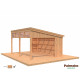 Pabellón de Madera Nova 17,8m² (Kit)
