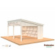 Pabellón de Madera Nova 17,8m² (Kit)