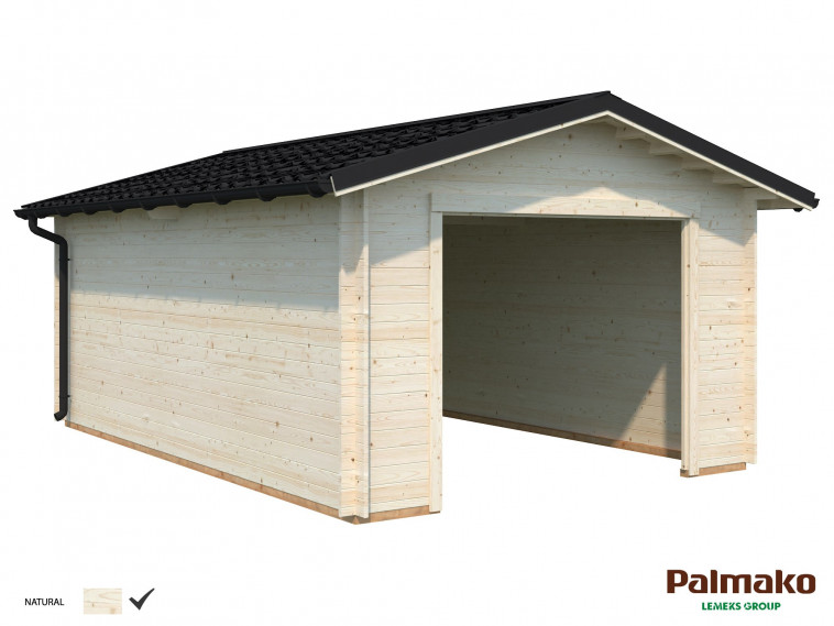 Garaje Tomas 19,2 m² · Garaje Madera · sin puerta · Tienda Modulexter