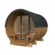 Sauna de madera Anita 1,3+0,7 m² cristal