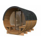Sauna de madera Anita 1,6+0,7 m² cristal